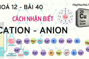 Cách nhận biết và phân biệt một số cation, anion trong hợp chất vô cơ - hoá 12 bài 40